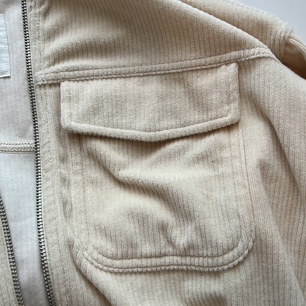 Aerie ribbed crop zip up - Picture 4 of 7